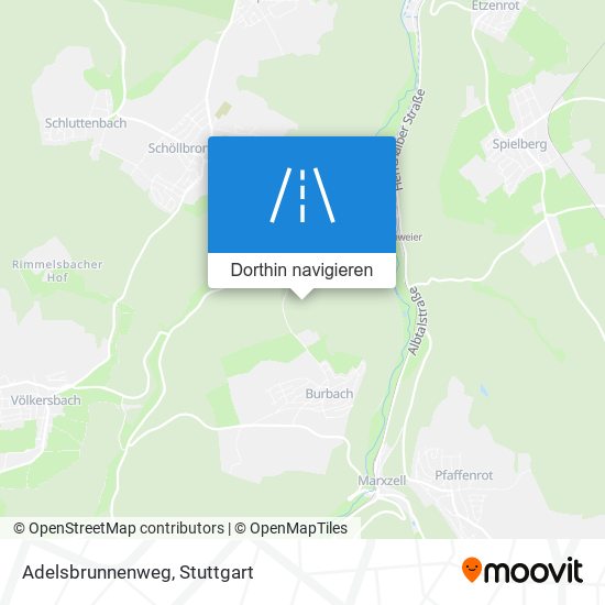 Adelsbrunnenweg Karte