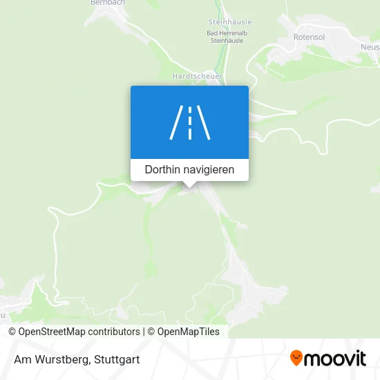 Am Wurstberg Karte