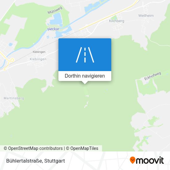 Bühlertalstraße Karte