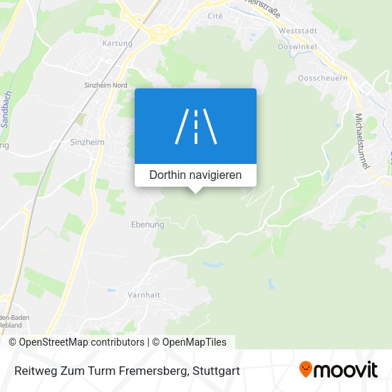 Reitweg Zum Turm Fremersberg Karte
