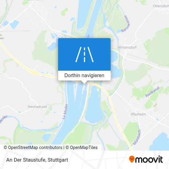 An Der Staustufe Karte