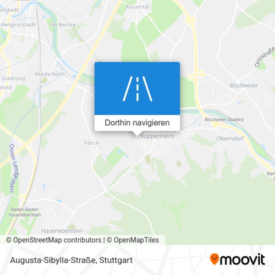 Augusta-Sibylla-Straße Karte