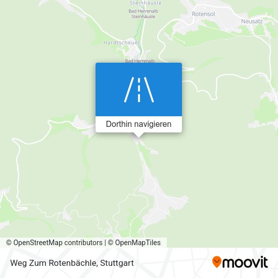Weg Zum Rotenbächle Karte