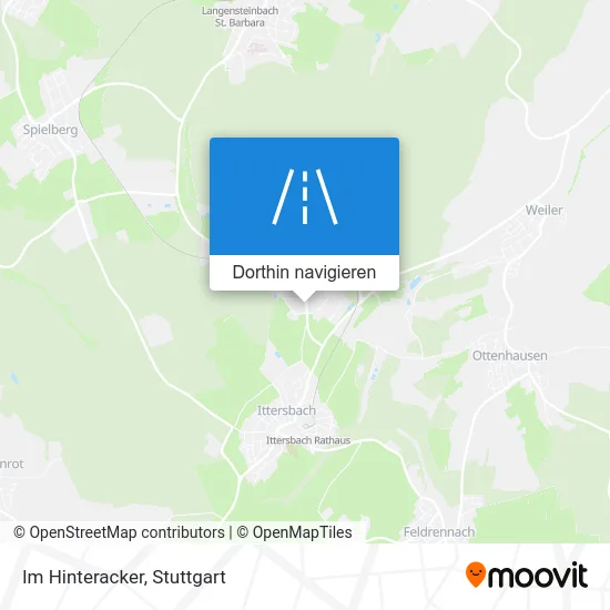 Im Hinteracker Karte