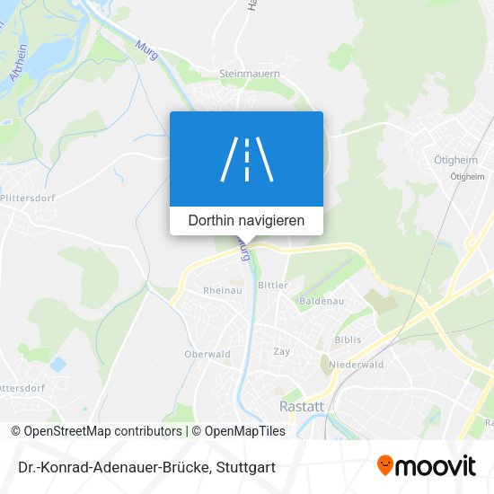 Dr.-Konrad-Adenauer-Brücke Karte