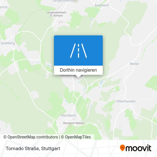 Tornado Straße Karte