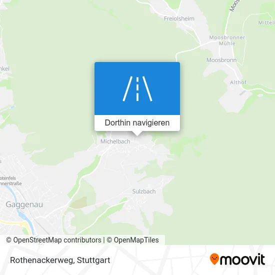 Rothenackerweg Karte