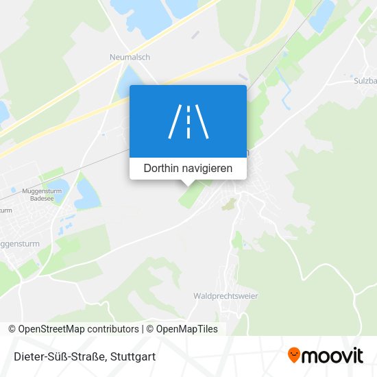 Dieter-Süß-Straße Karte