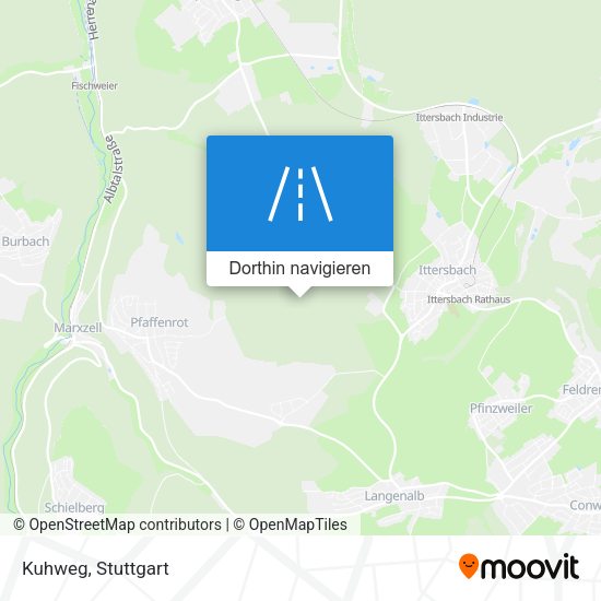 Kuhweg Karte