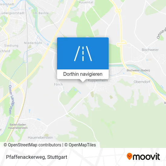 Pfaffenackerweg Karte
