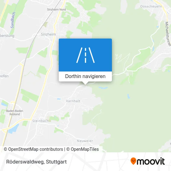 Röderswaldweg Karte