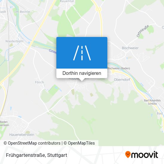 Frühgartenstraße Karte
