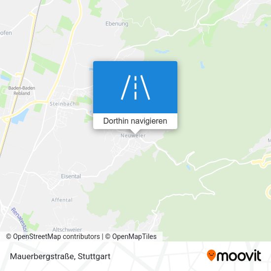 Mauerbergstraße Karte