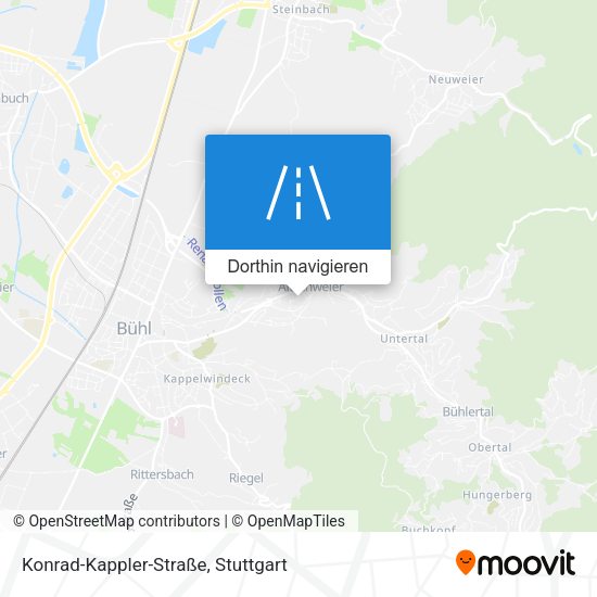 Konrad-Kappler-Straße Karte