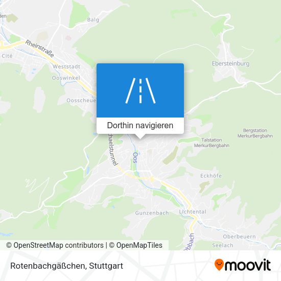 Rotenbachgäßchen Karte