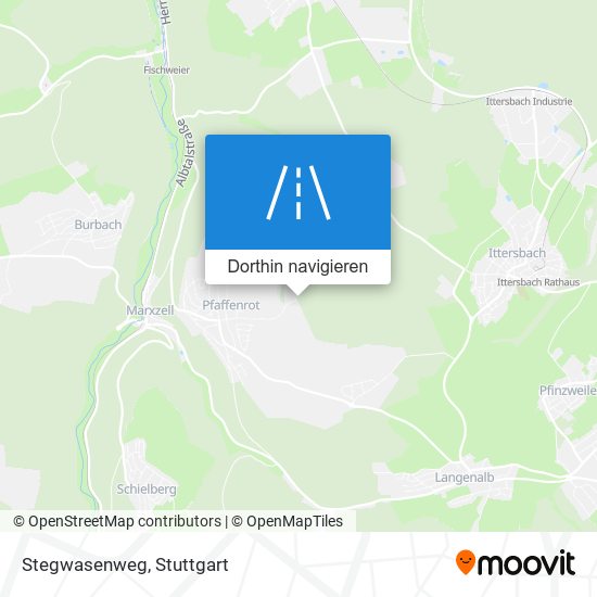 Stegwasenweg Karte