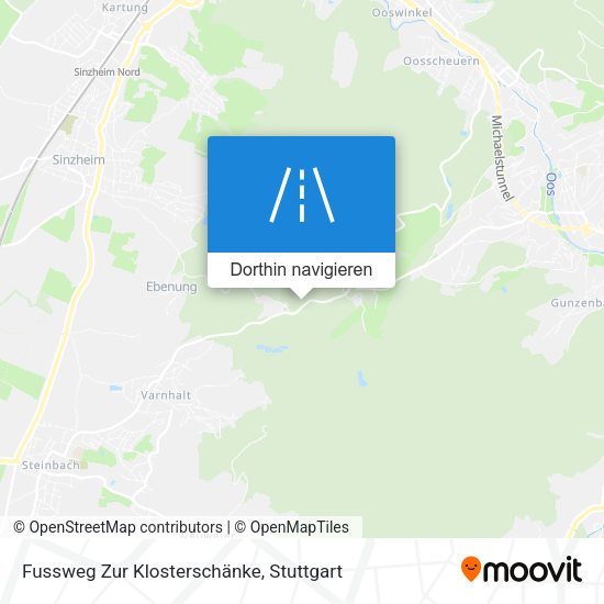 Fussweg Zur Klosterschänke Karte