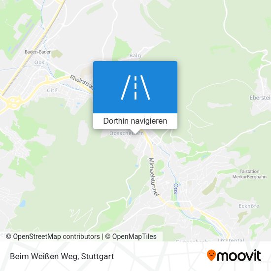 Beim Weißen Weg Karte