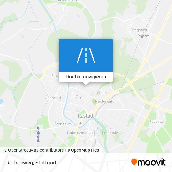 Rödernweg Karte