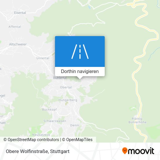 Obere Wolfinstraße Karte