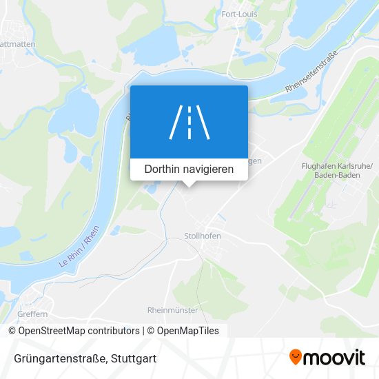 Grüngartenstraße Karte