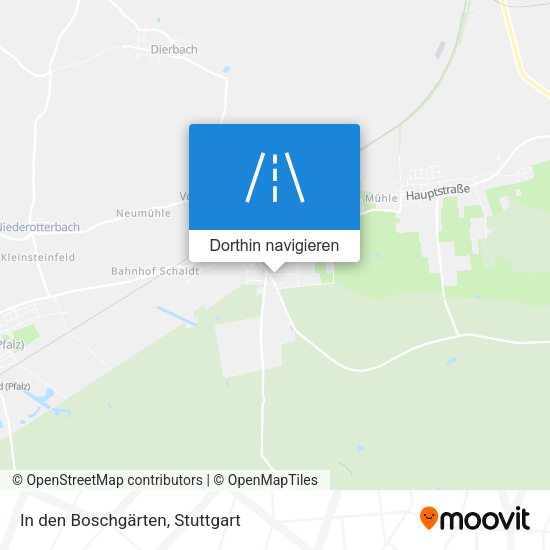 In den Boschgärten Karte
