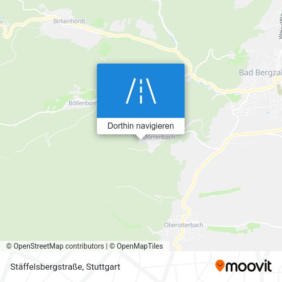 Stäffelsbergstraße Karte
