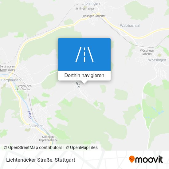 Lichtenäcker Straße Karte