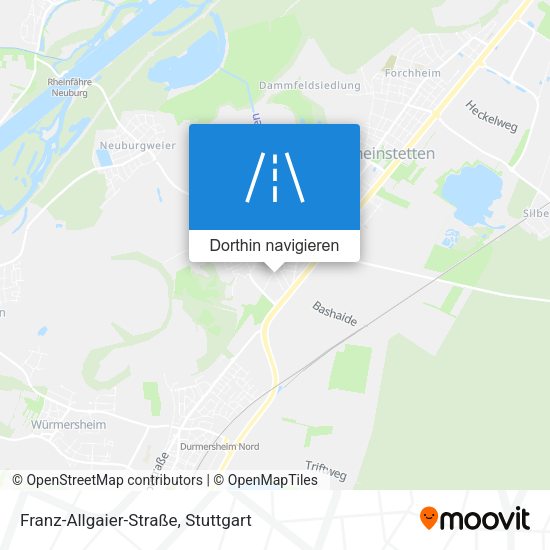 Franz-Allgaier-Straße Karte