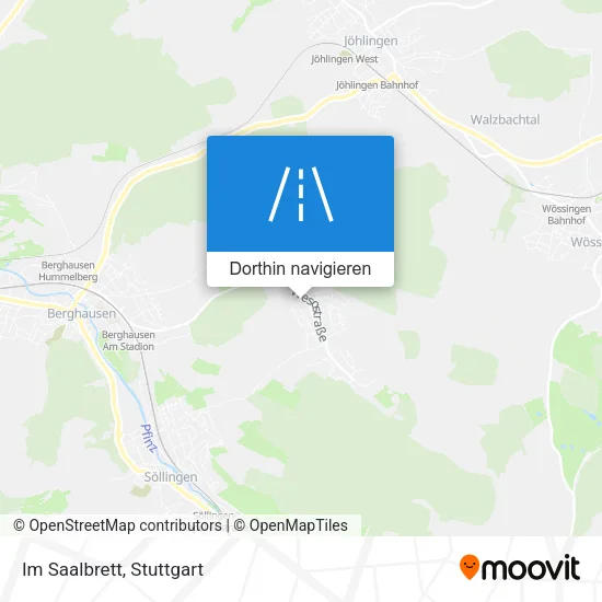 Im Saalbrett Karte
