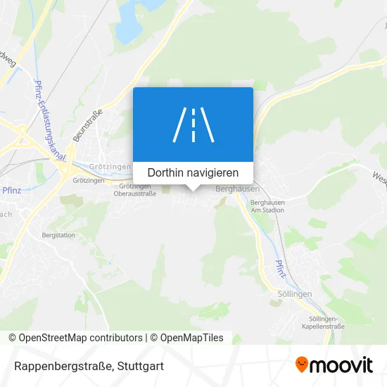 Rappenbergstraße Karte