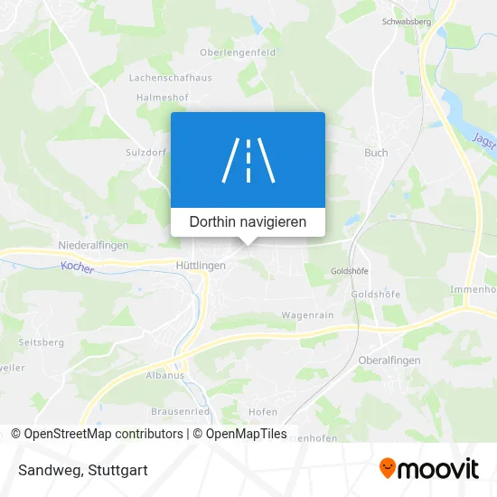 Sandweg Karte
