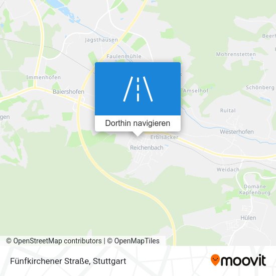 Fünfkirchener Straße Karte