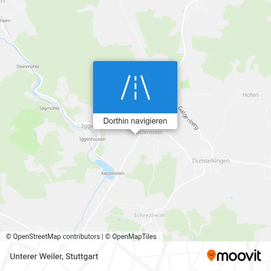 Unterer Weiler Karte