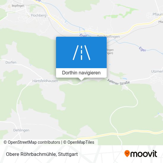 Obere Röhrbachmühle Karte