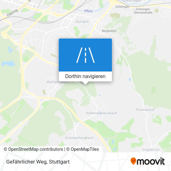 Gefährlicher Weg Karte