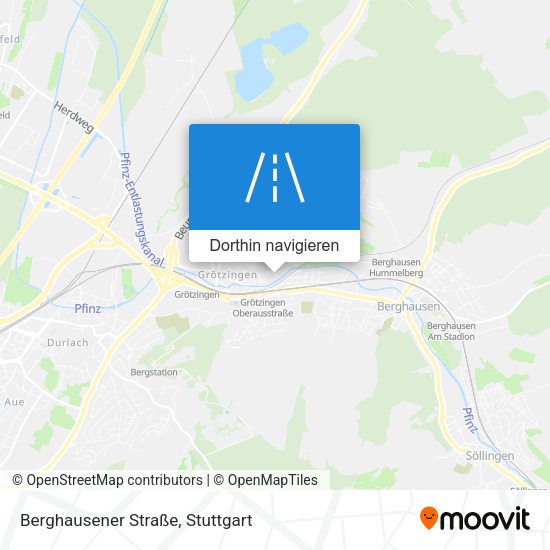 Berghausener Straße Karte