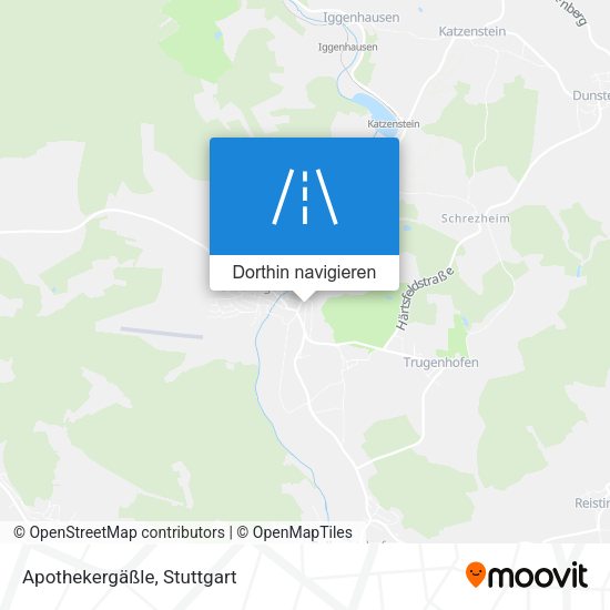 Apothekergäßle Karte