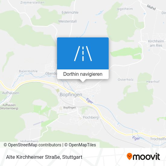 Alte Kirchheimer Straße Karte