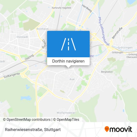 Raiherwiesenstraße Karte