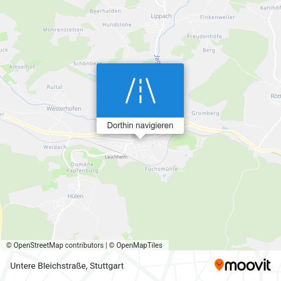 Untere Bleichstraße Karte
