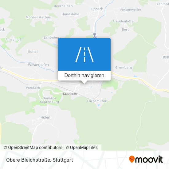 Obere Bleichstraße Karte