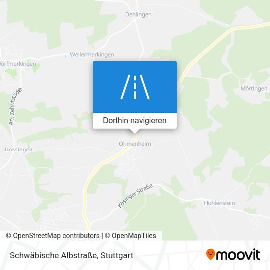 Schwäbische Albstraße Karte