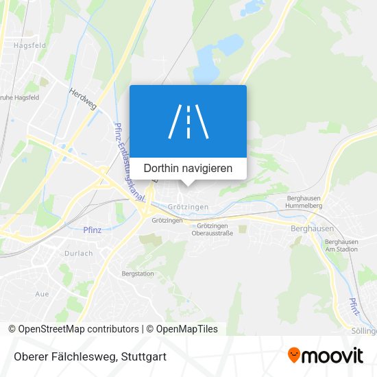 Oberer Fälchlesweg Karte