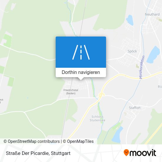 Straße Der Picardie Karte