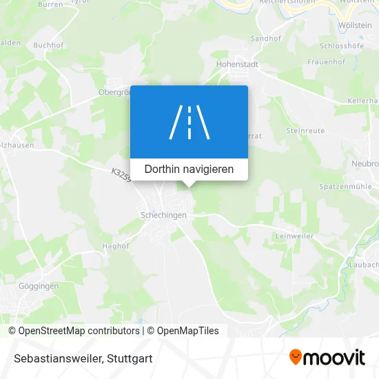 Sebastiansweiler Karte