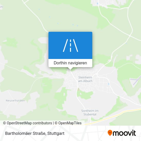 Bartholomäer Straße Karte