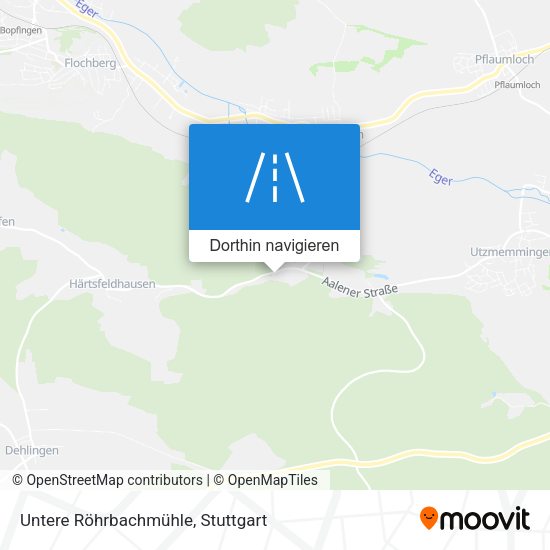 Untere Röhrbachmühle Karte