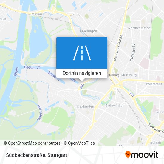 Südbeckenstraße Karte