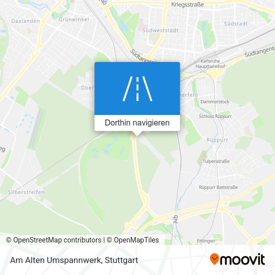 Am Alten Umspannwerk Karte